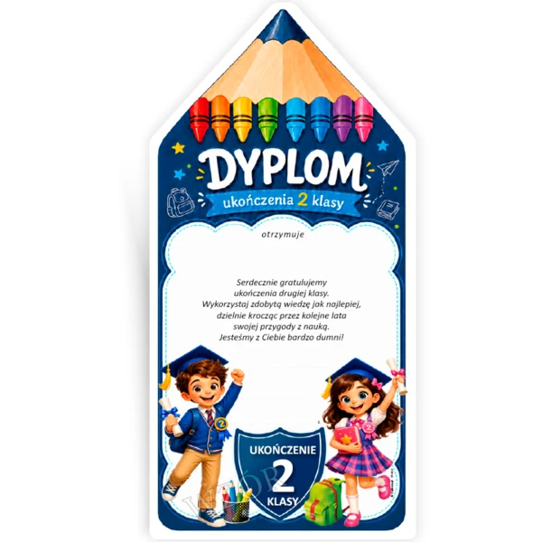 Dyplom Ukończenia 2 klasy