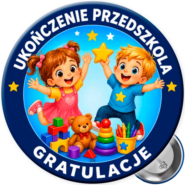 Przypinka Ukończenie Przedszkola
