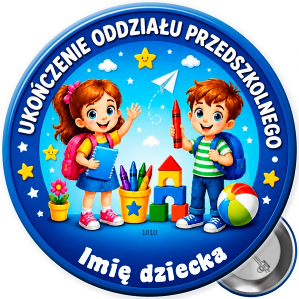 Przypinka Ukończenie Oddziału Przedszkolnego