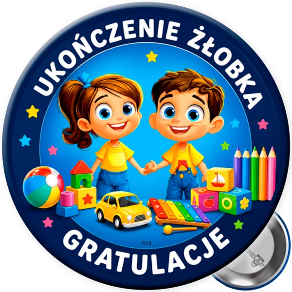 Przypinka Ukończenie Żłobka