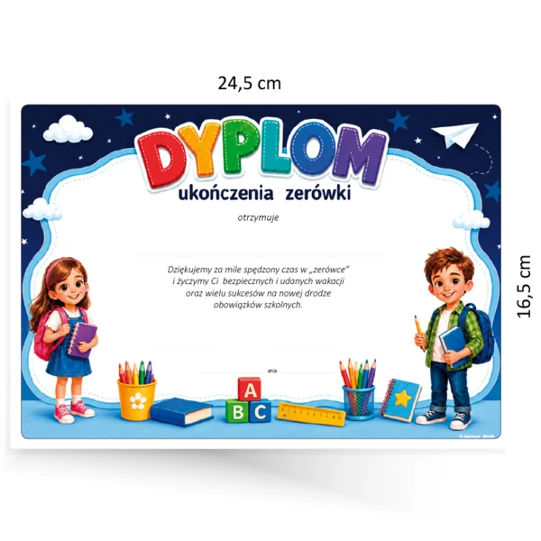 Prezent ukończenie Zerówki (z biretem)
