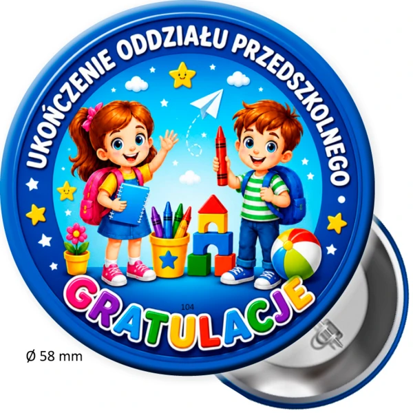 Prezent ukończenie oddziału (przypinka)