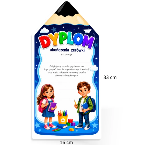 Prezent ukończenie zerówki (przypinka)