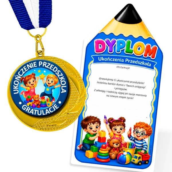 Prezent ukończenie przedszkola (medal)