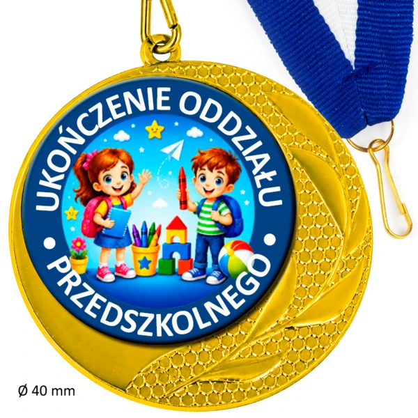 Prezent ukończenie oddziału przedszkolnego (medal)