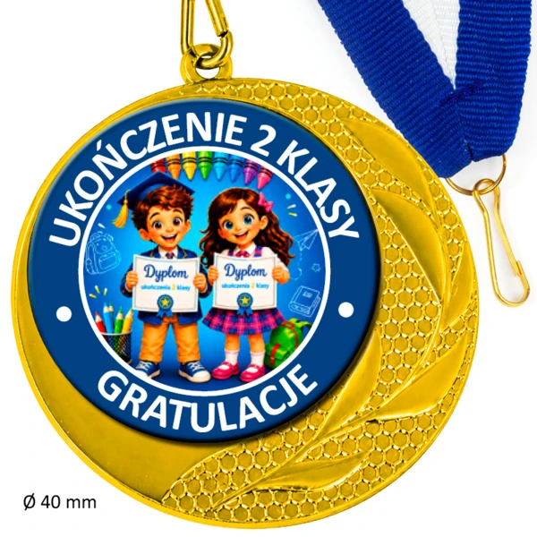 Prezent ukończenie 2 klasy (medal)