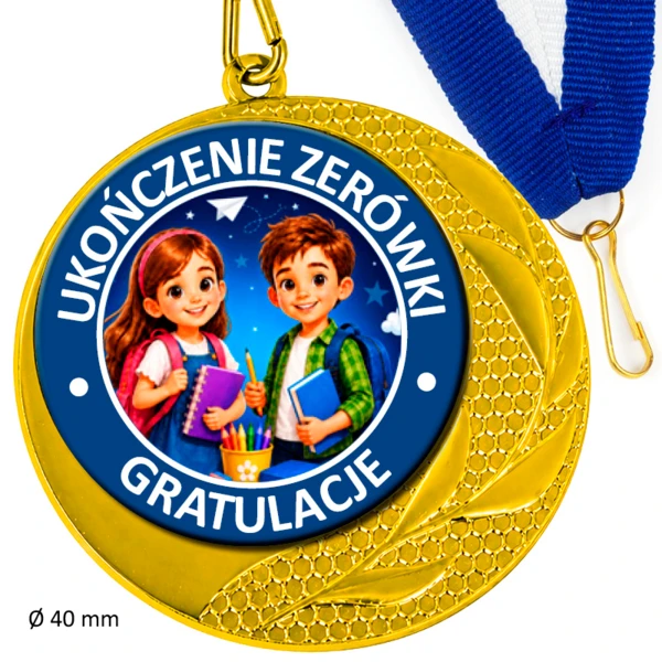 Prezent ukończenie zerowki (medal)
