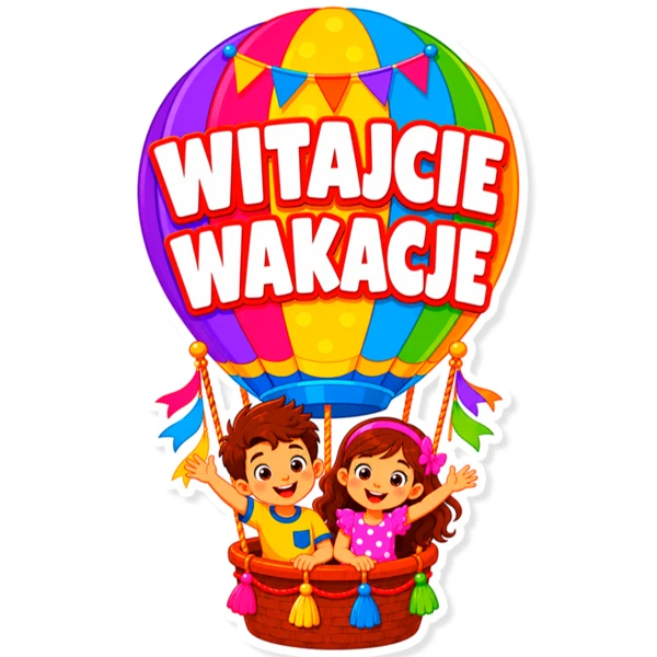 Dekoracje Przedszkolne Wakacje – Balon Witajcie Wakacje