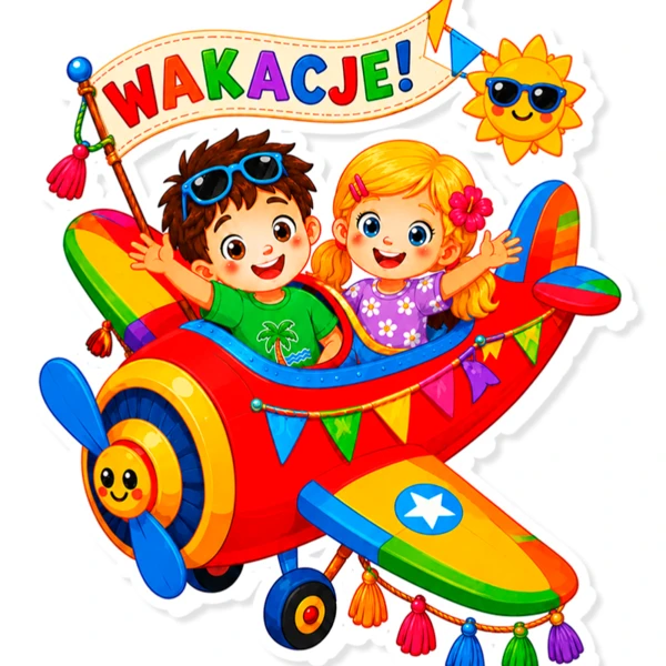 Dekoracje Przedszkolne Wakacje – Samolot Wakacje