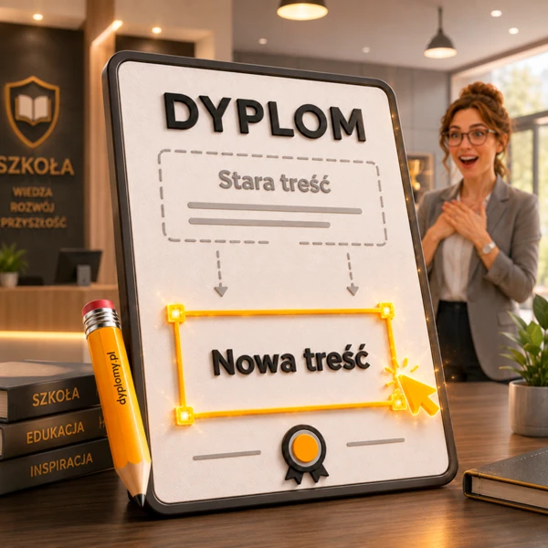 Dyplomy A4 - Personalizacja treści