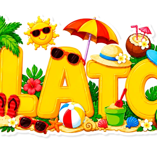 Dekoracje – Napis Lato