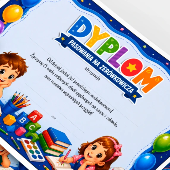 Dyplom Pasowania na Zerówkowicza