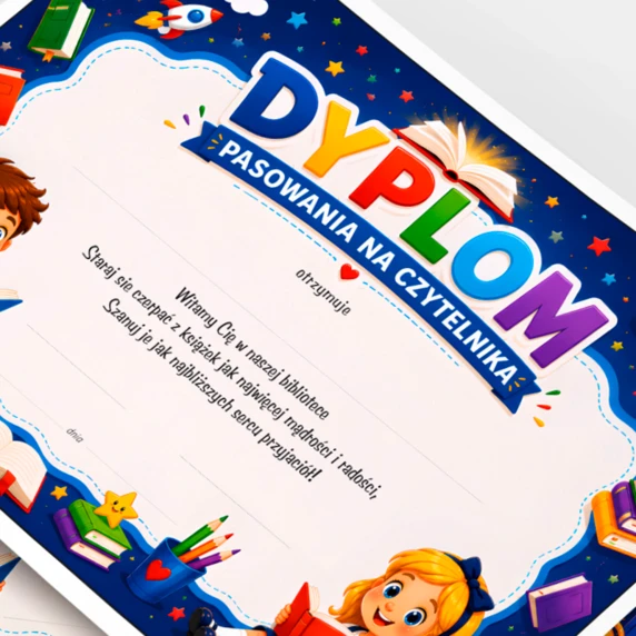 Dyplom Pasowania na Czytelnika