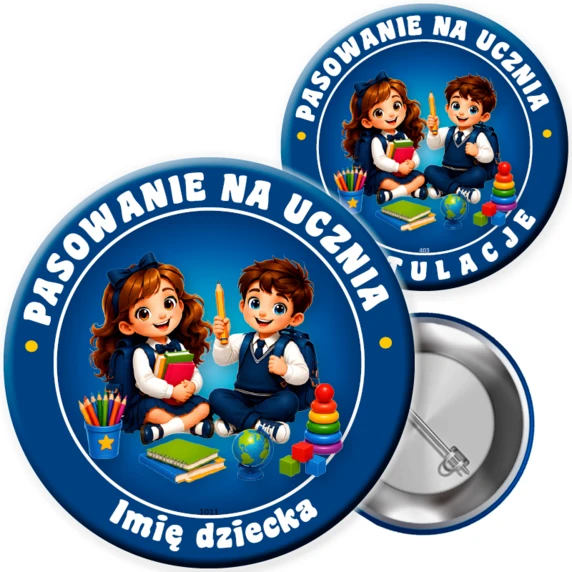 Przypinka Pasowanie na Ucznia