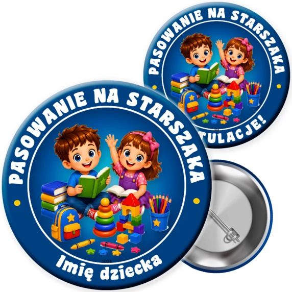 Przypinka Pasowanie na Starszaka