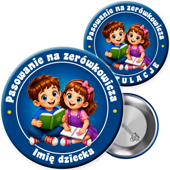 Przypinka Pasowanie na Zerówkowicza