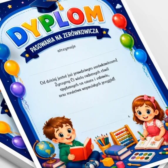 Dyplom Pasowania na Zerówkowicza