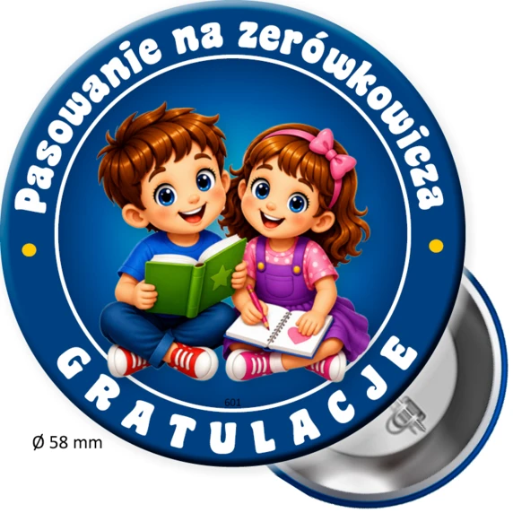Prezent Pasowanie na Zerówkowicza (Przypinka)