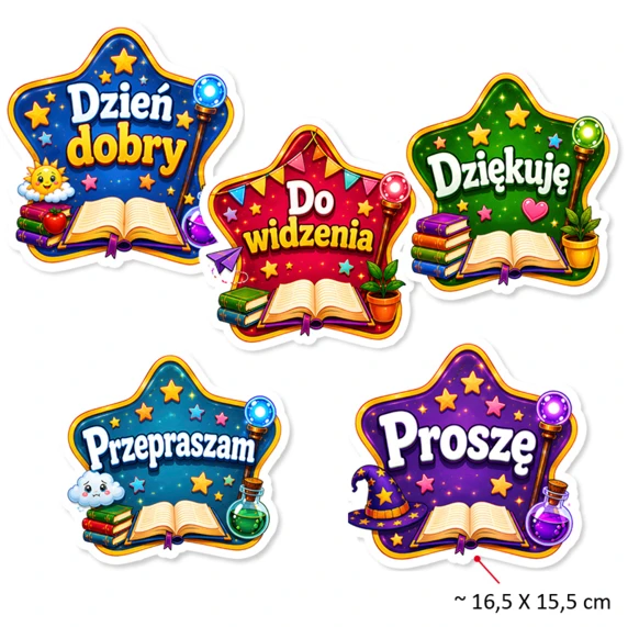 Dekoracja Szkolna Magiczne Słowa