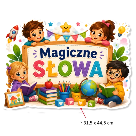 Dekoracja Szkolna Magiczne Słowa