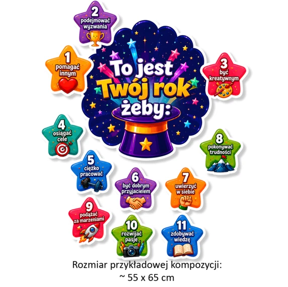 Dekoracja Szkolna To jest Twój rok żeby...