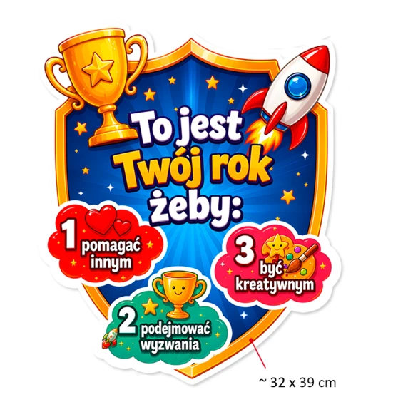 Dekoracja Szkolna To jest Twój rok żeby...
