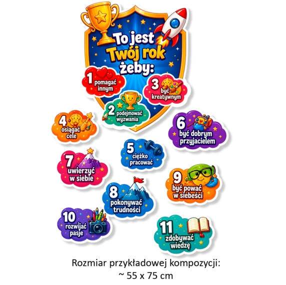 Dekoracja Szkolna To jest Twój rok żeby...