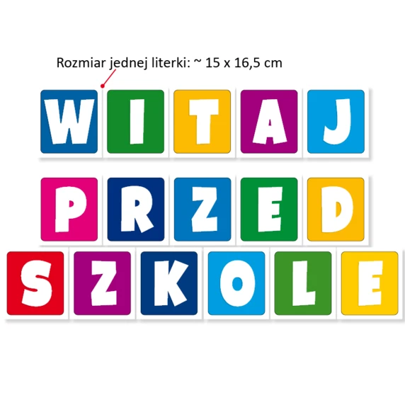 Dekoracja „Witaj Przedszkole”