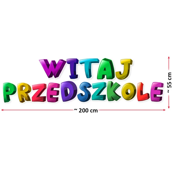 Dekoracja „Witaj Przedszkole”