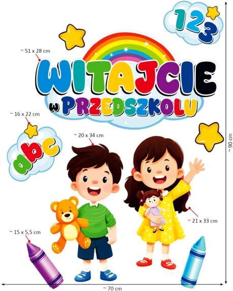 Dekoracja „Witajcie w Przedszkolu”