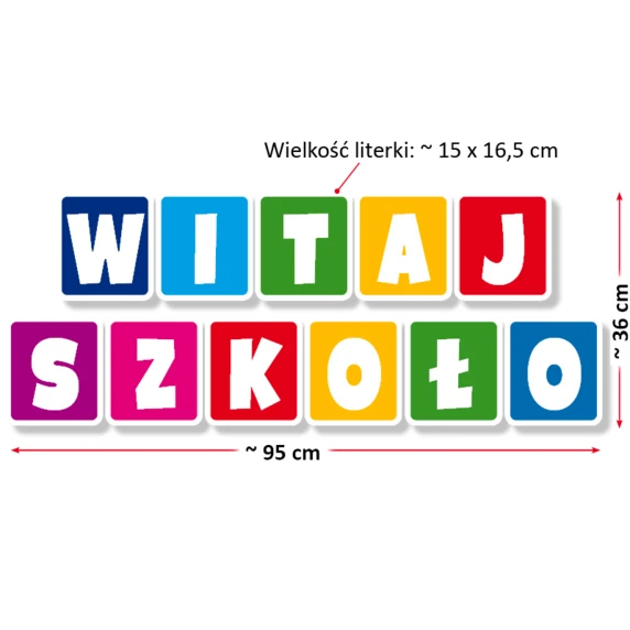 Dekoracja „Witaj Szkoło”