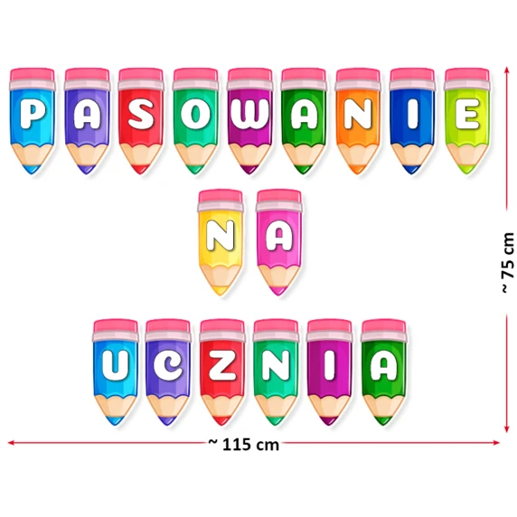 Dekoracja „Pasowanie na Ucznia”