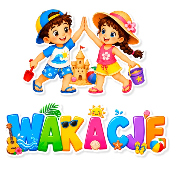 Dekoracja przedszkolna Wakacje