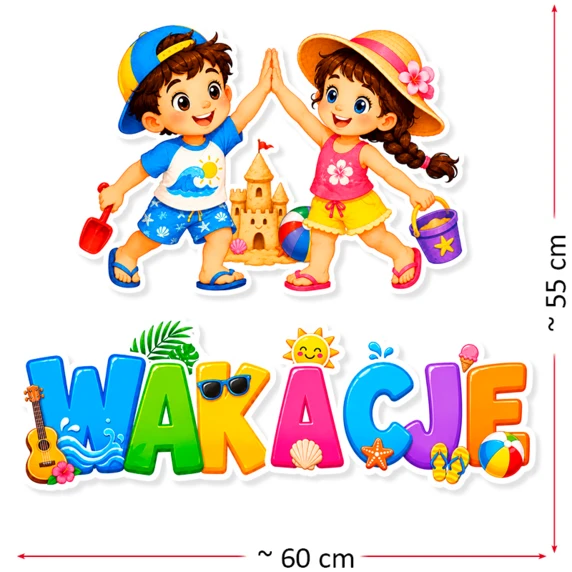Dekoracja przedszkolna Wakacje