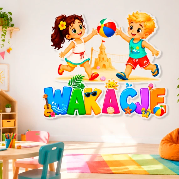 Dekoracja przedszkolna Wakacje