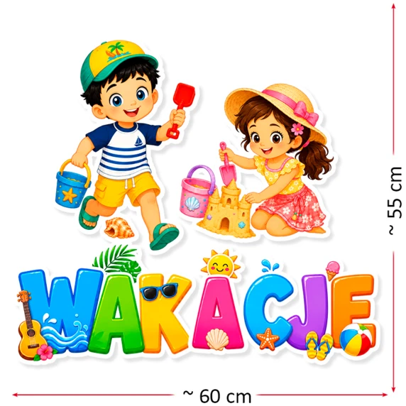 Dekoracja przedszkolna Wakacje
