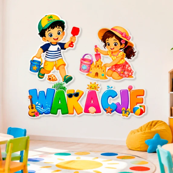 Dekoracja przedszkolna Wakacje