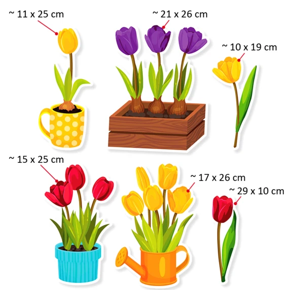 Dekoracje „Tulipany”