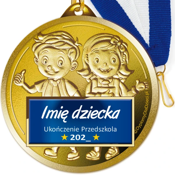 Medal Ukończenie Przedszkola – Imienny