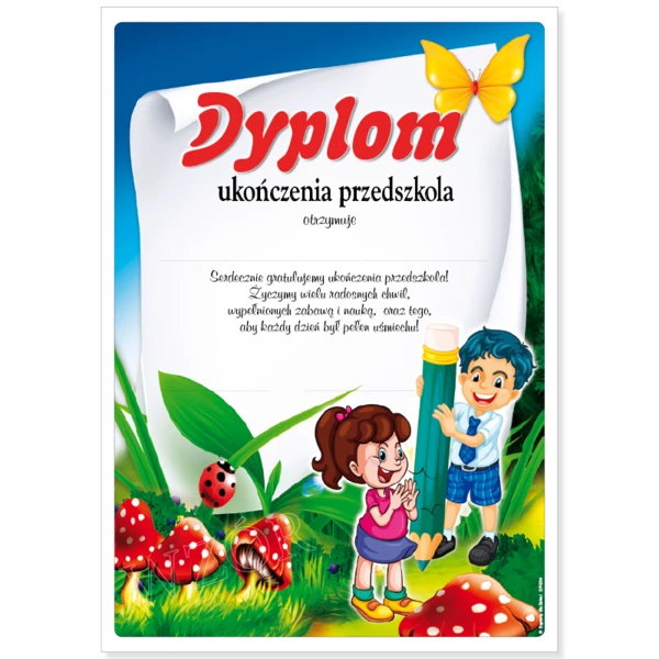 Dyplom Ukończenia Przedszkola