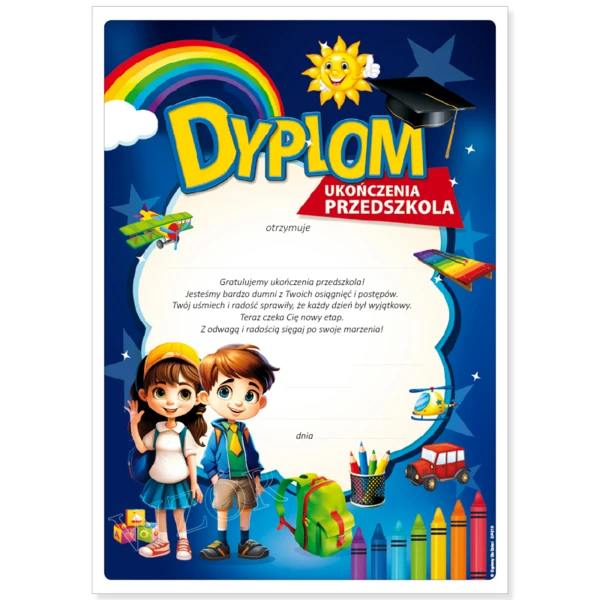 Dyplom Ukończenia Przedszkola