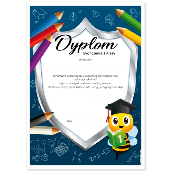 Dyplom Ukończenia 1 klasy