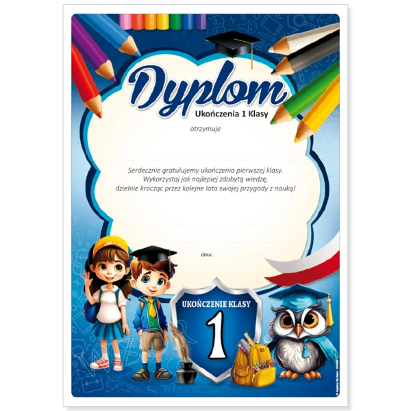 Dyplom Ukończenia 1 klasy