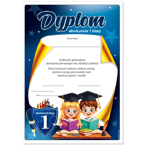 Dyplom Ukończenia 1 klasy