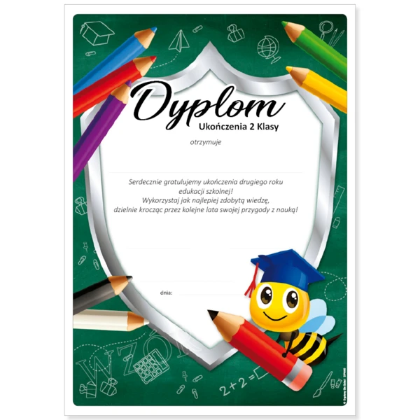Dyplom Ukończenia 2 klasy
