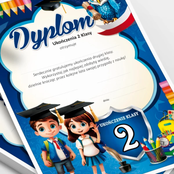 Dyplom Ukończenia 2 klasy