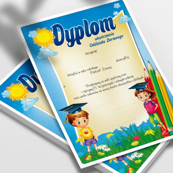 Dyplom Ukończenia Oddziału Zerowego