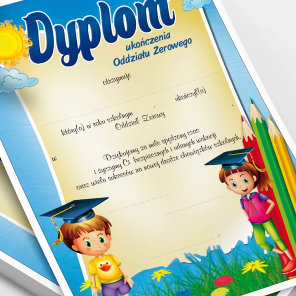 Dyplom Ukończenia Oddziału Zerowego