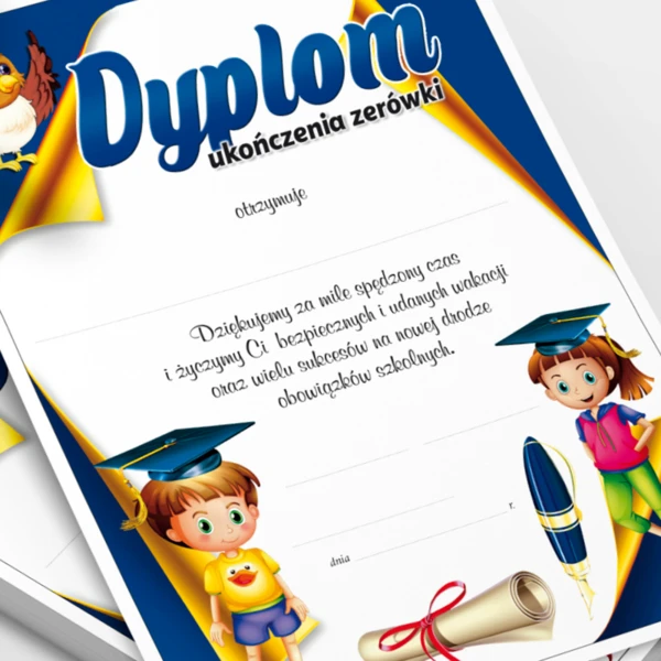 Dyplom Ukończenia Zerówki