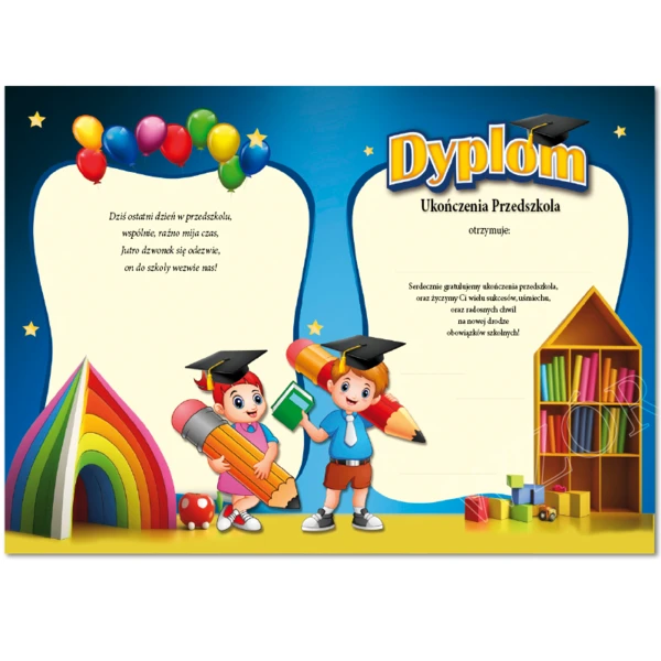 Dyplom Ukończenia Przedszkola A3